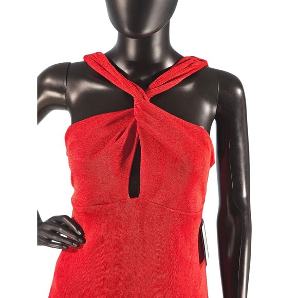 Red Cross Back Stretch Bodycon Dress - Wild Fable - Picture 3 of 7